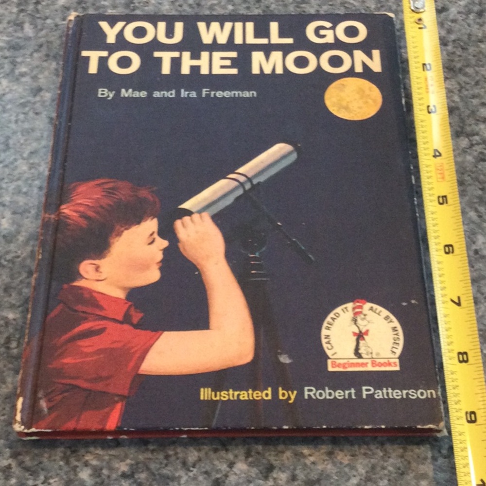 Vintage childrens book, You Will Go to the Moon by mae and Ira Freeman 1959 - Picture 9 of 9